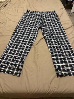 BRAND NEW Men's Black & White Windowpane Lounge Pants PJ’s